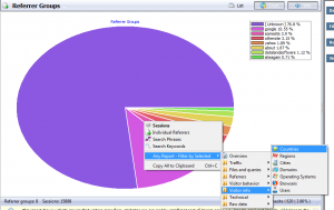 Log analyzer - referrer report browsing